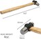 The Beadsmith Vintaj Ball Pein Hammer, 9.5 Inches, 61-Millimeter Steel Head and Wood Handle, 4-Ounce Jewelry-Making Tool
